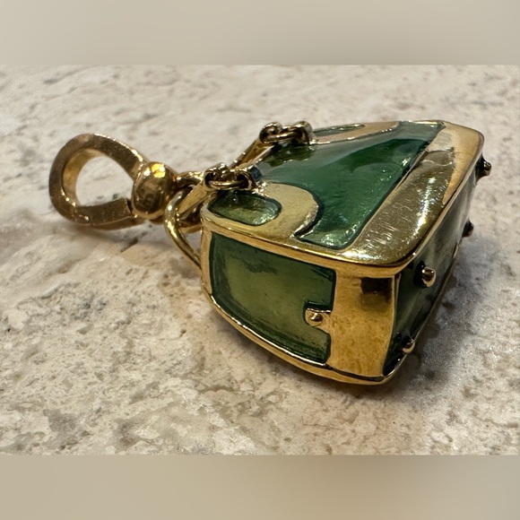 Vintage Juicy Couture dog carrier charm with black terrier inside - Picture 12 of 13